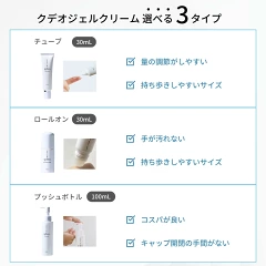 クデオ選べる3タイプ